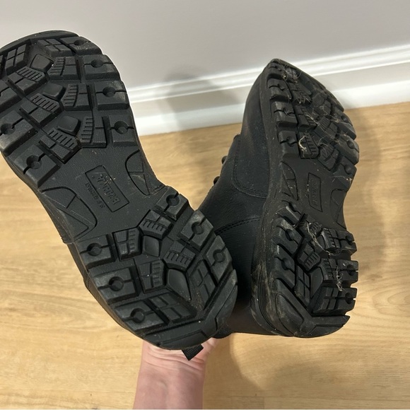 Brahma Women's Bevel Black Pink Steel Toe Work Lace Up Boots Size 10 - Picture 6 of 7